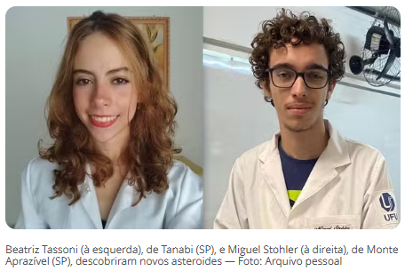 Jovens da área descobrem novos asteroides em programa internacional da Nasa jovens-da-regiao-descobrem-novos-asteroides-em-programa-internacional-da-nasa