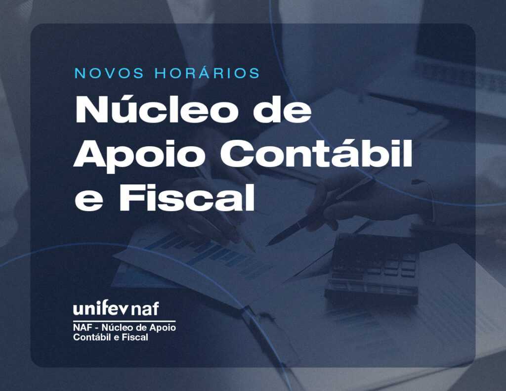 NAF Unifev altera dias e horários de atendimento à comunidade naf-unifev-altera-dias-e-horarios-de-atendimento-a-comunidade